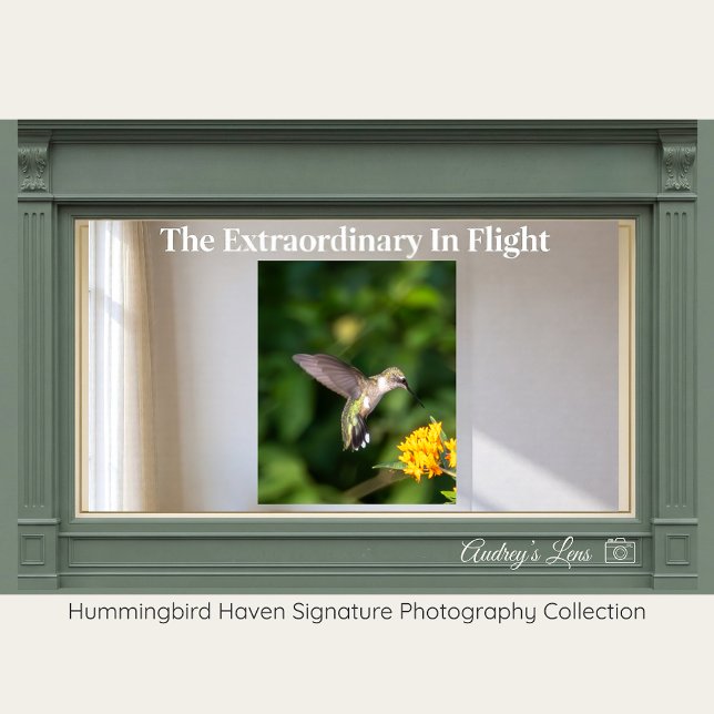 Ruby-Throated Hummingbird Fine Art Photography  Poster (Creator Uploaded)