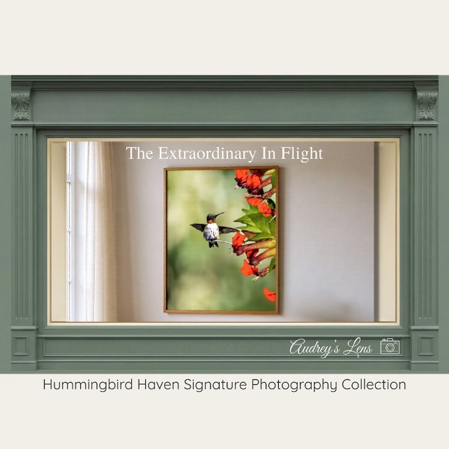 Ruby-Throated Hummingbird Fine Art Photography  Poster (Creator Uploaded)