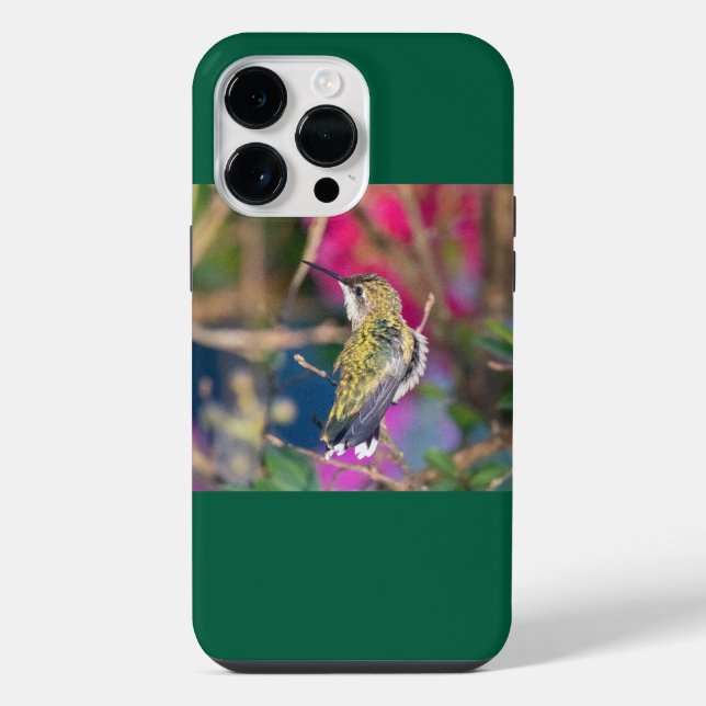 Ruby-Throated Hummingbird  iPhone Case (Back)