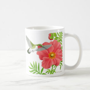 Ruby Throated Hummingbird Mug
