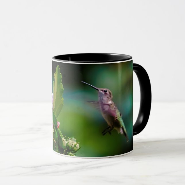 Ruby-throated Hummingbird - Original Photograph Mug (Front Right)