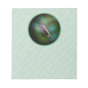 Ruby-throated Hummingbird - Original Photograph Notepad