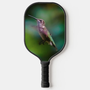Ruby-throated Hummingbird - Original Photograph Pickleball Paddle