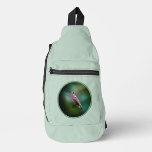 Ruby-throated Hummingbird Original Photograph Sling Bag