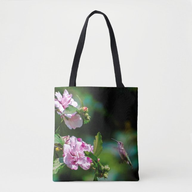 Ruby-throated Hummingbird - Original Photograph Tote Bag (Front)