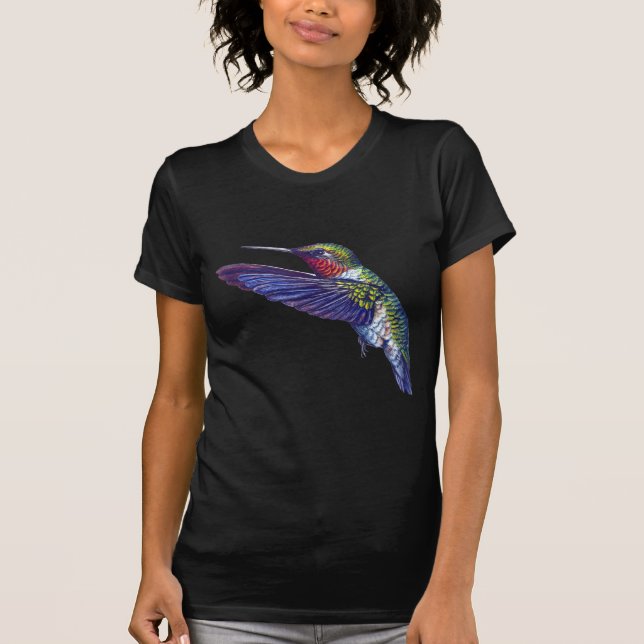 Ruby Throated Hummingbird T-Shirt (Front)