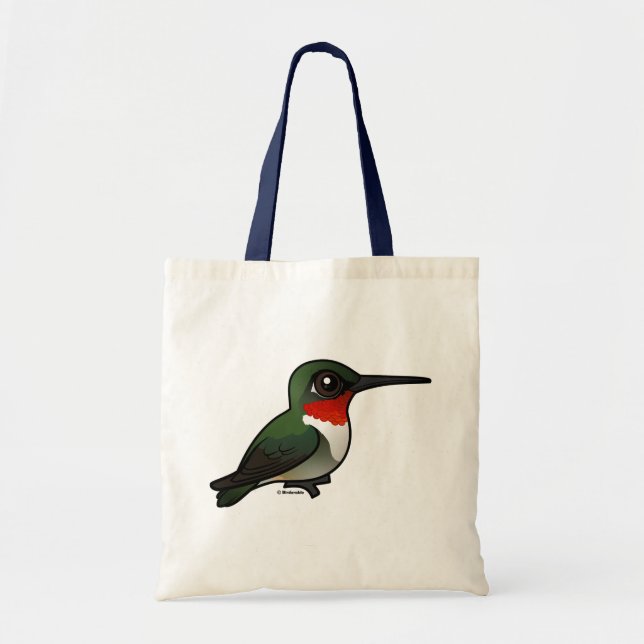 Ruby-throated Hummingbird Tote Bag (Front)