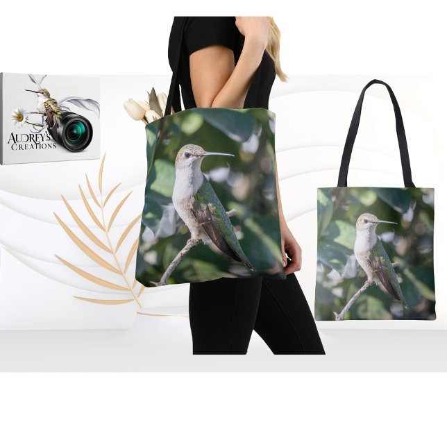 Ruby-Throated Hummingbird  Tote Bag (Creator Uploaded)
