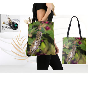 Ruby-Throated Hummingbird Tote Bag