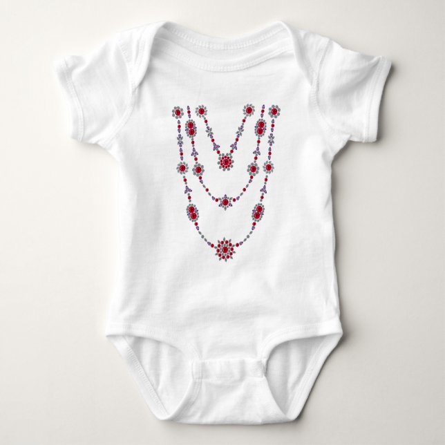 Ruby Trio Baby Bodysuit (Front)