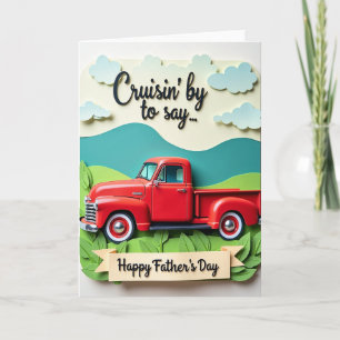 Ruby Truck Sweet Fathers Day Card