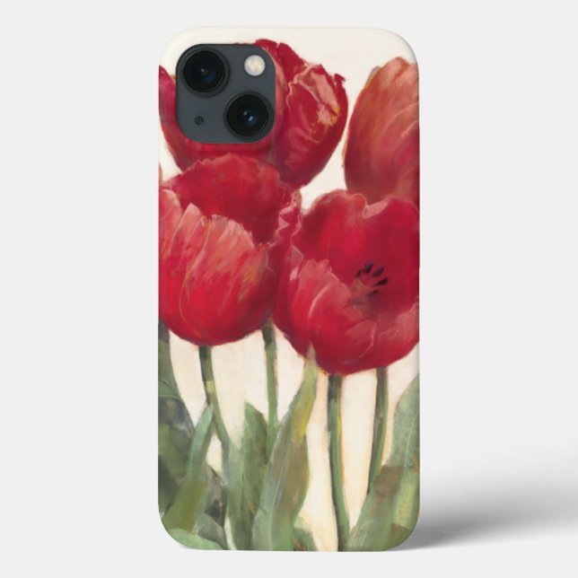 Ruby Tulips Case-Mate iPhone Case (Back)