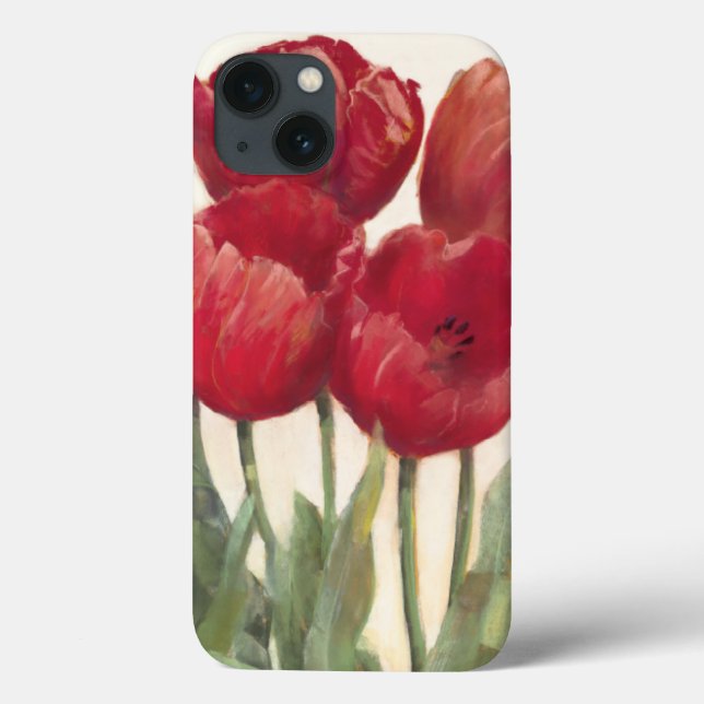 Ruby Tulips Case-Mate iPhone Case (Back)