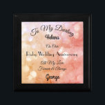 Ruby Wedding Anniversary Keepsake Box<br><div class="desc">Gorgeous personalised Wife Ruby Wedding Anniversary Keepsake / Gift Box.</div>