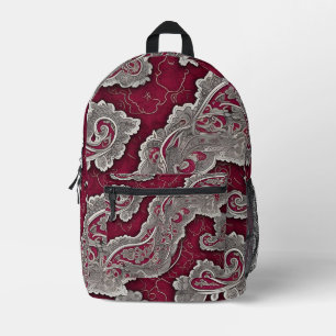 "Ruby Whisper" Printed Backpack