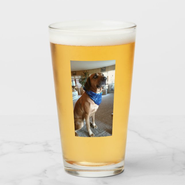 Ruby With Her Bandanna Glass (Front Filled)