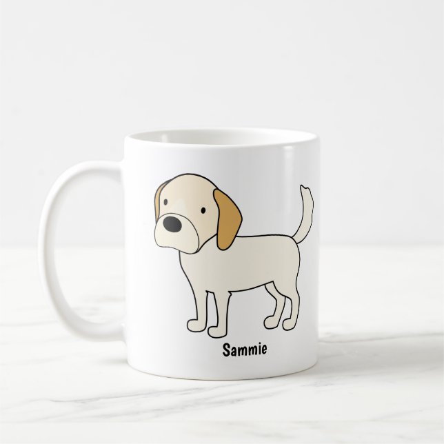 Rubyfornia Golden Lab Blondie Classic Mug (Left)