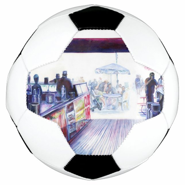 Ruby's, Coney Island, New York Soccer Ball (Front)