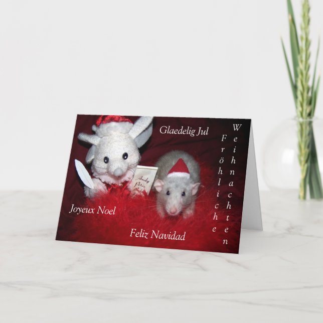 Ruby's International Christmas Greeting Card (Front)