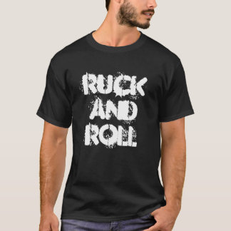 Ruck and Roll Mens Medium Rugby Slogan T Shirt