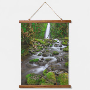 Ruckel Creek Falls, Columbia River Gorge Oregon Hanging Tapestry