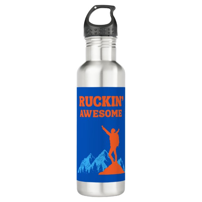 Ruckin' Awesome' for The Rucking Hiker 710 Ml Water Bottle (Front)