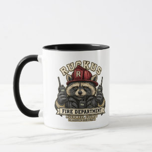 Ruckus Fire Chief Three Radios Repeat Myself Mug