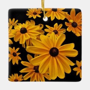Rudbeckia Black Eyed Susan Flowers Ornament