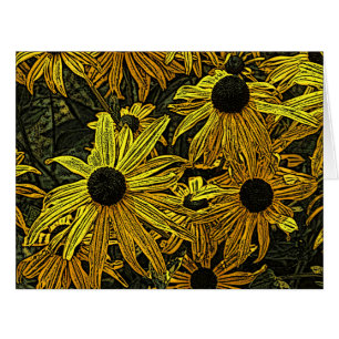 RUDBECKIA FLOWERS card