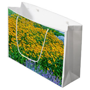 Rudbeckia Hirta And Lavender Large Gift Bag