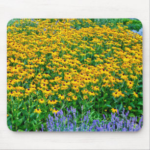 Rudbeckia Hirta And Lavender Mouse Pad