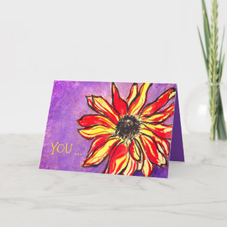 *'Rudbeckia O' design, YOU ... are Someone Special Thank You Card
