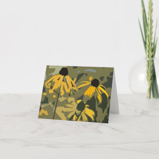 Rudbeckias Blank Notecard (Front)