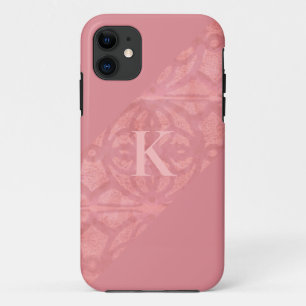 Ruddy Pink Batik Letter iPhone 11 Case