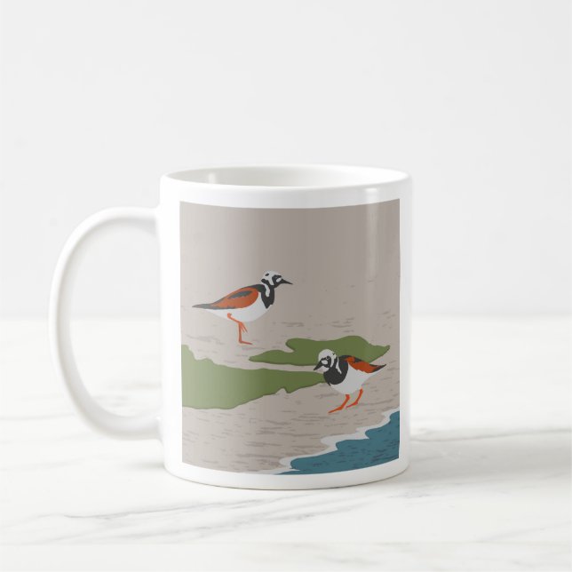 Ruddy Turnstone mug (Left)