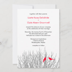 Ruddy Winter Weddings DIY Invitation