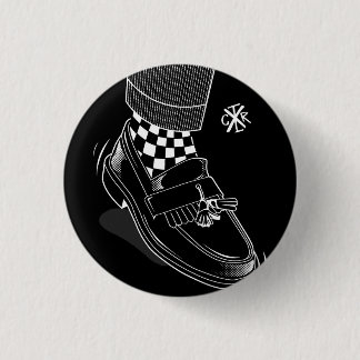 Rude boy 3 cm round badge
