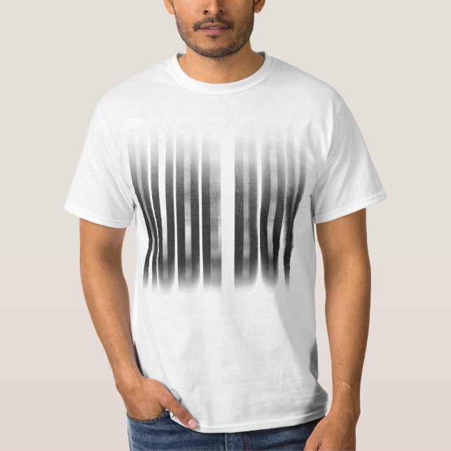 Rude Boy Blurred Effect Typography Reggae T-Shirt (Front)