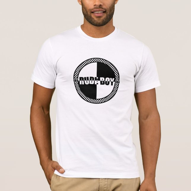 Rude Boy Chequered T-Shirt (Front)