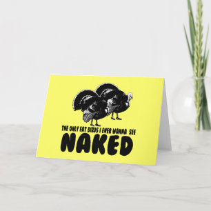 Rude chicken holiday card