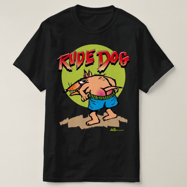 Rude Dog T-Shirt (Design Front)