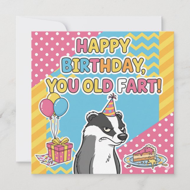 rude funny birthday cards (Front)
