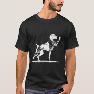 Rude Inter Dog Hole German Shorthaired Inter Dog T-Shirt