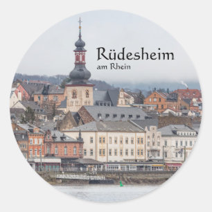 Rüdesheim am Rhein - Germany Classic Round Sticker