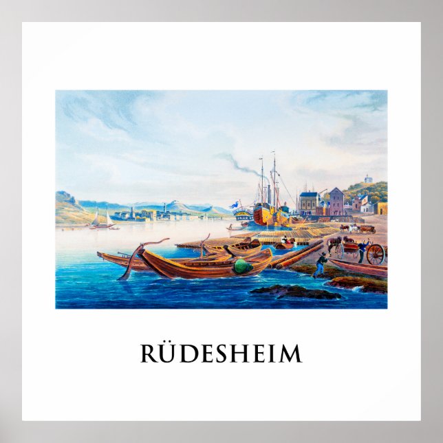 Rüdesheim, Germany 01B Poster (Front)