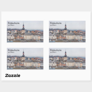 Rüdesheim Germany Rectangular Sticker