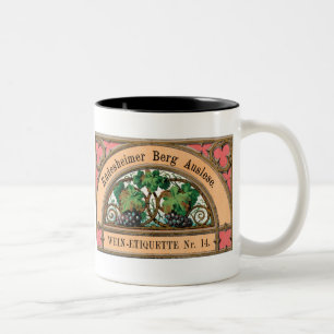 Rudesheimer Berg Auslese Vintage LIquor Label Mug
