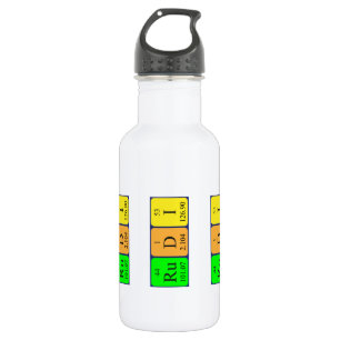Rudi periodic table name water bottle