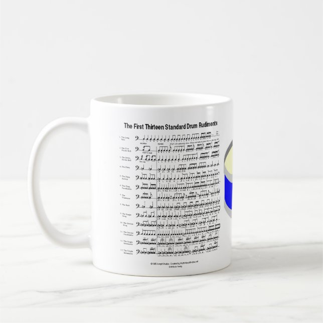 rudiments coffee mug (Left)