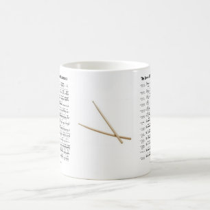 rudiments-sticks coffee mug